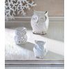 Accent Plus Crackle-Finish Ceramic Owl