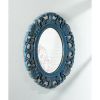 Accent Plus Seashells and Waves Distressed Blue Mirror