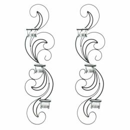 Accent Plus Flourishing Candle Sconce Pair