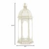 Accent Plus Vintage-Look Distressed Candle Lantern - 20 inches