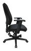 Office Chair with soft pad custion;  and 2d armrest ;  tilt function max degree is 135 Â°;  300LBS;  Black