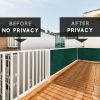 Balcony and Fence Privacy Screen 3' x 10' with 90% Shade Rating - 170 GSM Polyethylene Fabric