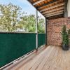 Balcony and Fence Privacy Screen 3' x 10' with 90% Shade Rating - 170 GSM Polyethylene Fabric