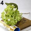 1 Bouquet Faux Artificial Silk Flower Hydrangea Leaves Wedding Party Decor Craft